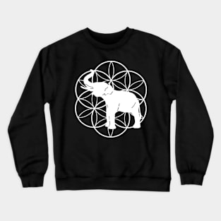 Funny Elephant Geometry T-shirt Crewneck Sweatshirt